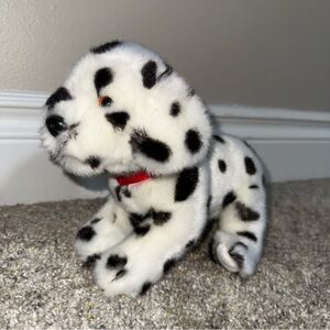GUND Dalmatian Puppy Dog Plush 8" Stuffed Animal White & Black #046245